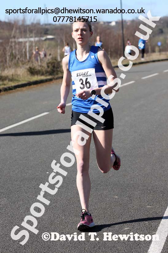 Senior womens Elswick Harriers Good Friday Road Relays. Photo: David T. Hewitson/Sports for All Pics